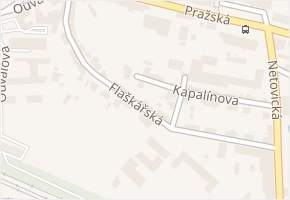 Flaškářská v obci Slaný - mapa ulice