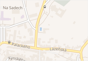 Hlaváčkovo náměstí v obci Slaný - mapa ulice
