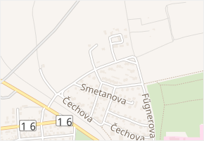 O. Scheinpflugové v obci Slaný - mapa ulice