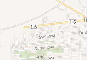 Raichlova v obci Slaný - mapa ulice