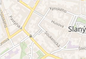Soukenická v obci Slaný - mapa ulice
