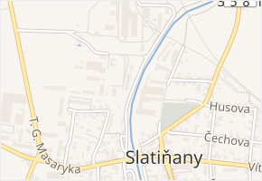 Na Ostrově v obci Slatiňany - mapa ulice