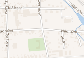 Nádražní v obci Slatiňany - mapa ulice