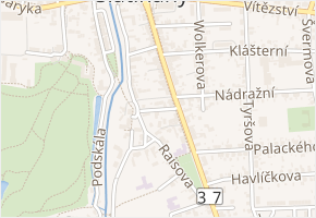 Šmeralova v obci Slatiňany - mapa ulice