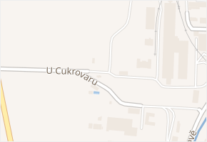 U Cukrovaru v obci Slatiňany - mapa ulice
