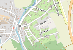 Západní v obci Slatiňany - mapa ulice