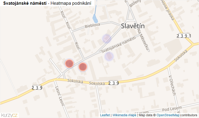 Mapa Svatojánské náměstí - Firmy v ulici.