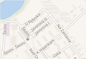 Javorová I v obci Slavičín - mapa ulice