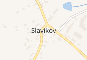 Slavíkov v obci Slavíkov - mapa části obce