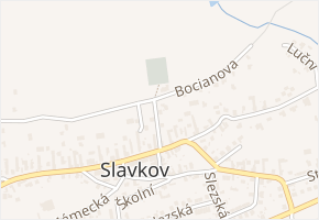 Hřbitovní v obci Slavkov - mapa ulice