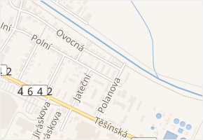 Polní v obci Slavkov - mapa ulice