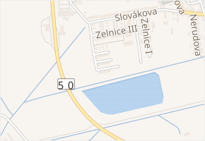 U Mokřadu v obci Slavkov u Brna - mapa ulice