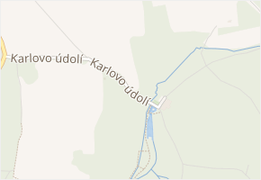 Karlovo údolí v obci Šluknov - mapa ulice