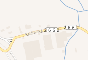 Královská v obci Šluknov - mapa ulice