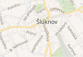Pivovarská v obci Šluknov - mapa ulice