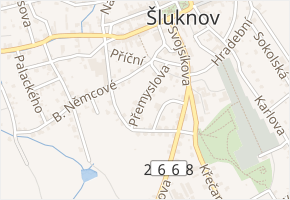 Přemyslova v obci Šluknov - mapa ulice