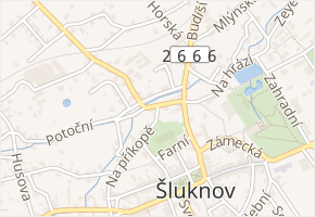 Svobodovo nám. v obci Šluknov - mapa ulice