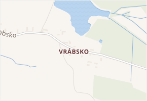 Vrábsko v obci Smetanova Lhota - mapa části obce