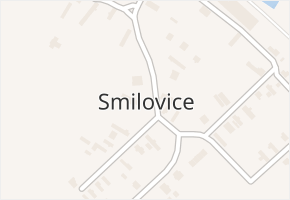 Smilovice v obci Smilovice - mapa části obce