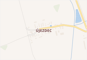 Újezdec v obci Smilovice - mapa části obce