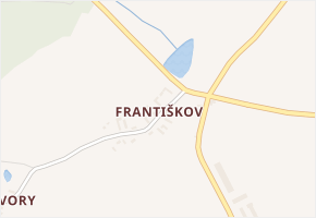Františkov v obci Smilovy Hory - mapa části obce