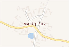 Malý Ježov v obci Smilovy Hory - mapa části obce