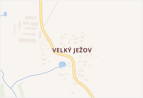 Velký Ježov v obci Smilovy Hory - mapa části obce