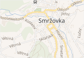 Havlíčkova v obci Smržovka - mapa ulice