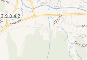 Jateční v obci Smržovka - mapa ulice