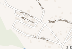 Sportovní v obci Smržovka - mapa ulice
