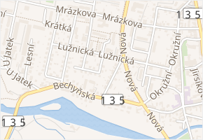 Blatská v obci Soběslav - mapa ulice