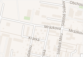 Česká v obci Soběslav - mapa ulice