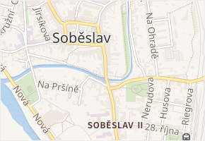 Petra Voka v obci Soběslav - mapa ulice