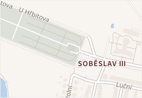 Soběslav III v obci Soběslav - mapa části obce