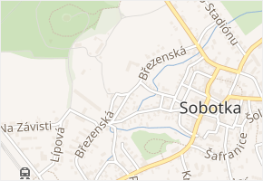 Březenská v obci Sobotka - mapa ulice