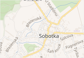 Humprechtská v obci Sobotka - mapa ulice