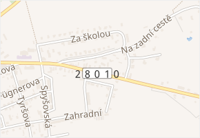 Na Benešově v obci Sobotka - mapa ulice