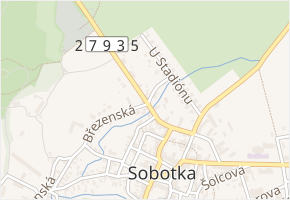 Na Celné v obci Sobotka - mapa ulice