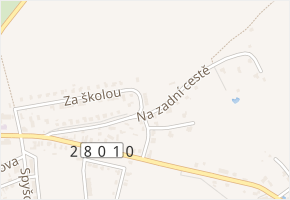 Na zadní cestě v obci Sobotka - mapa ulice