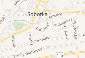 Pod uličkou v obci Sobotka - mapa ulice