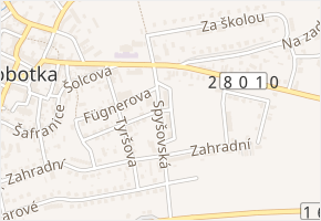 Raisova v obci Sobotka - mapa ulice