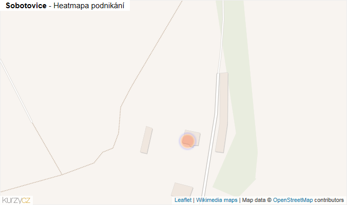 Mapa Sobotovice - Firmy v obci.