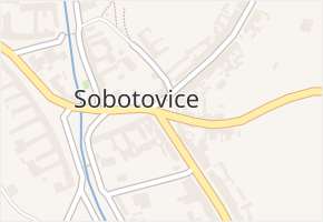 Sobotovice v obci Sobotovice - mapa části obce