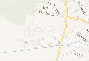 Lhotecká v obci Sokoleč - mapa ulice