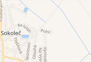 Polní v obci Sokoleč - mapa ulice