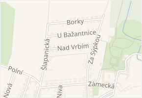 Nad Vrbím v obci Sokolnice - mapa ulice