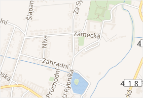 Podešvova v obci Sokolnice - mapa ulice