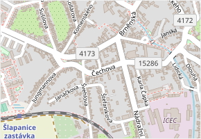 Příční v obci Sokolnice - mapa ulice