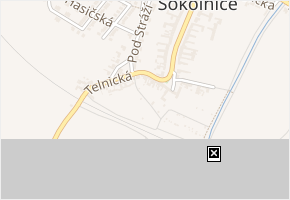 U Střediska v obci Sokolnice - mapa ulice