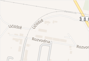 Učiliště v obci Sokolnice - mapa ulice
